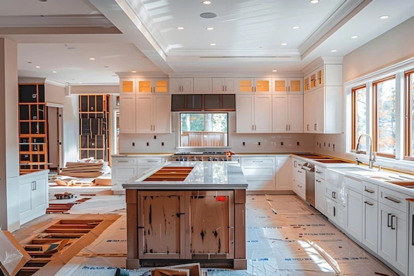 Modern kitchen renovation